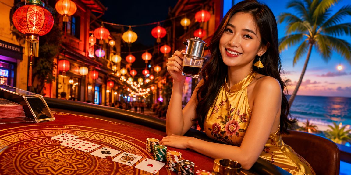 Trò chơi baccarat tại quán cà phê Hà Nội với không khí sôi động